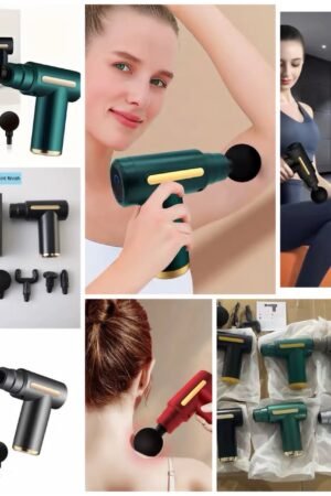 Pistolet masseur de tissus profonds rechargeable